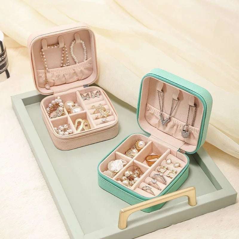 Jewelry Earring Ring Necklace Storage Box Holder Organizer Jewelry